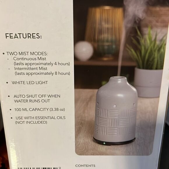 NEW HUNTINGTON HOME COOL MIST ULTRASONIC DIFFUSER - Picture 4 of 4